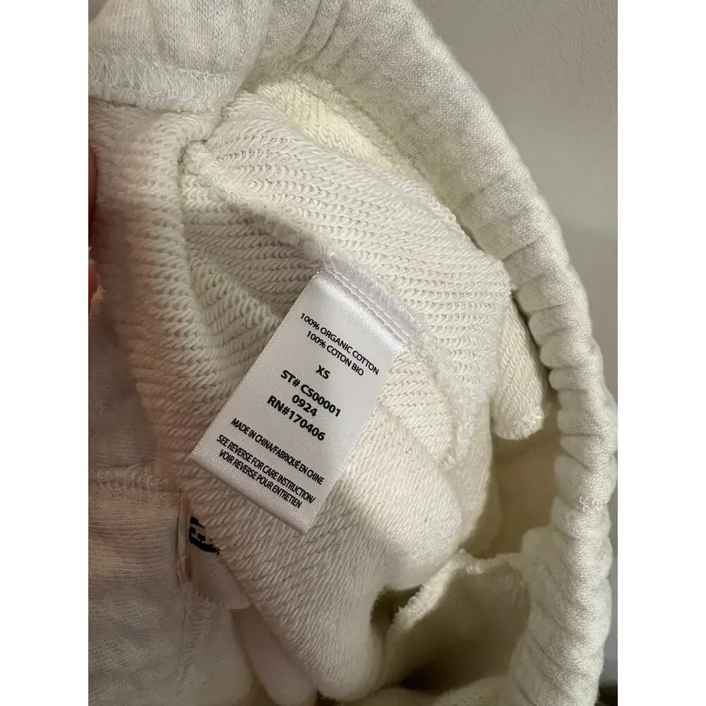 NWOT Elwood Core Pull On Drawstring Waist Sweatpants Vintage White Men's XS